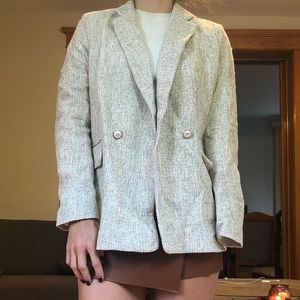 H&M Plaid suit jacket (brand new)